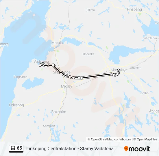 65  Line Map