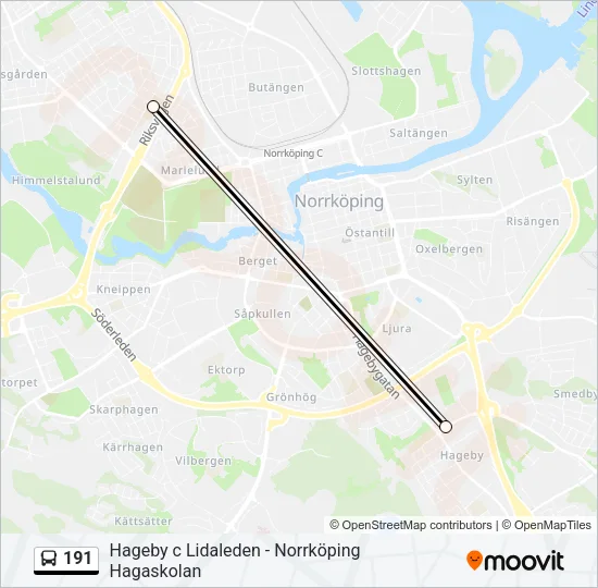 191  Line Map