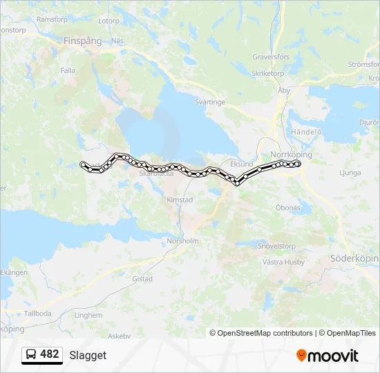 482 Route: Schedules, Stops & Maps - Slagget (Updated)