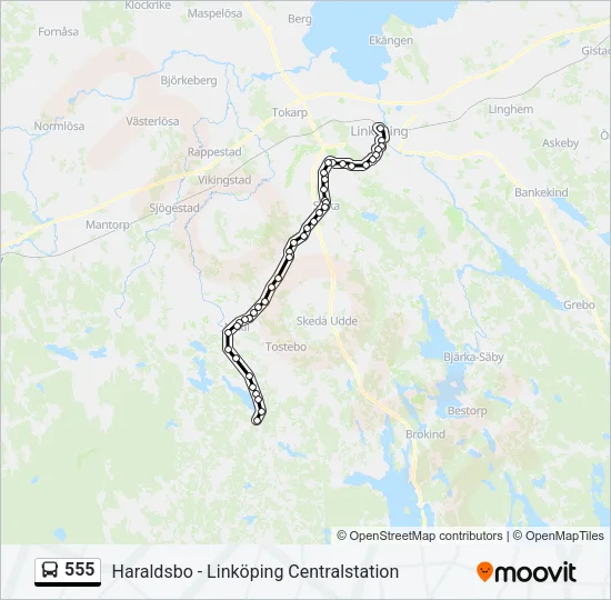 555  Line Map