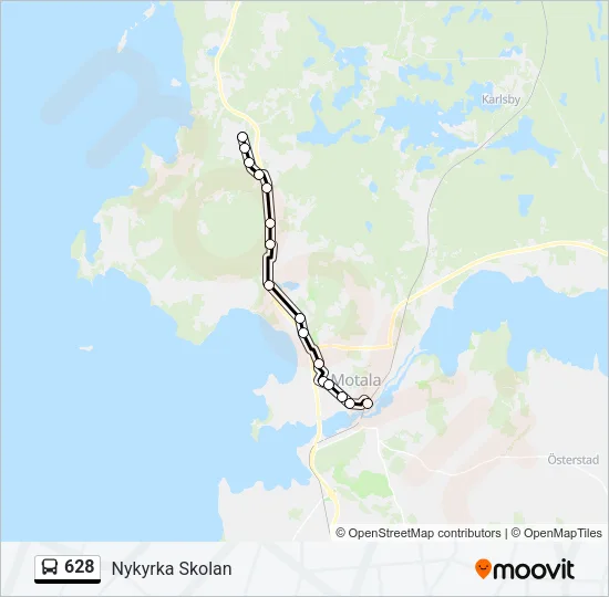 628  Line Map
