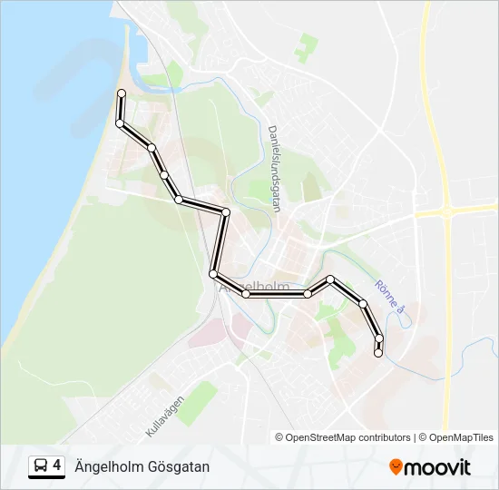 4 Bus Line Map