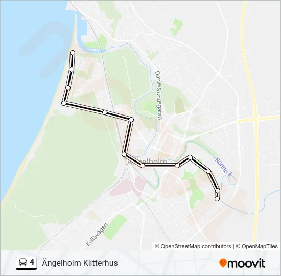 4 Bus Line Map
