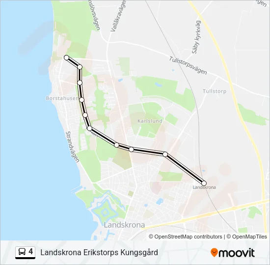 4 Bus Line Map