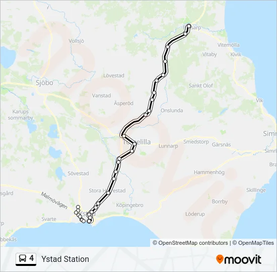 4 Bus Line Map