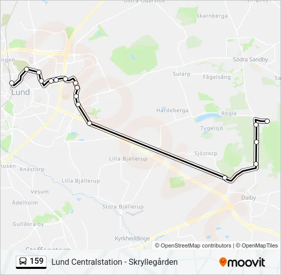 159 Bus Line Map