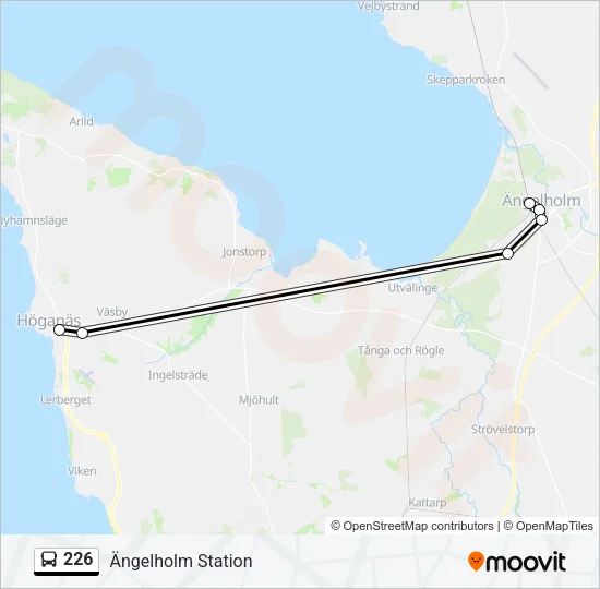 226 Bus Line Map
