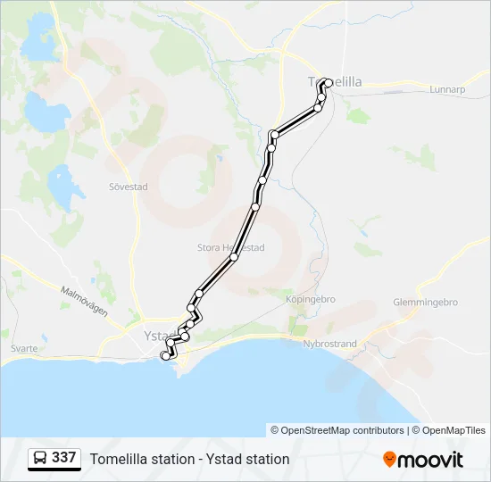 337 Bus Line Map