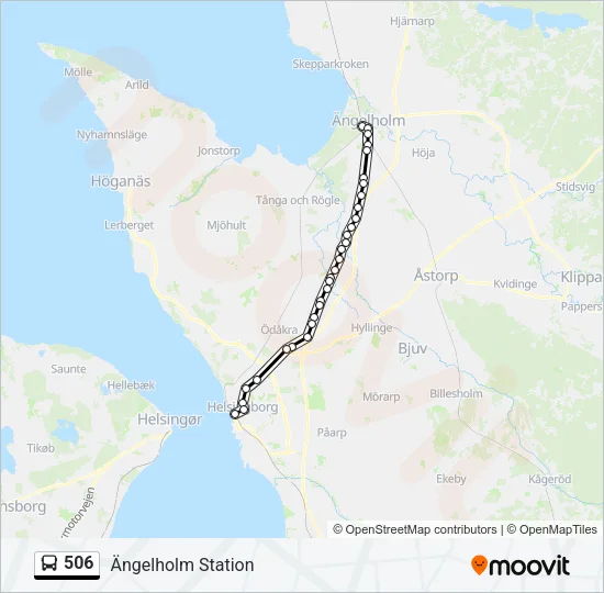 506 Bus Line Map