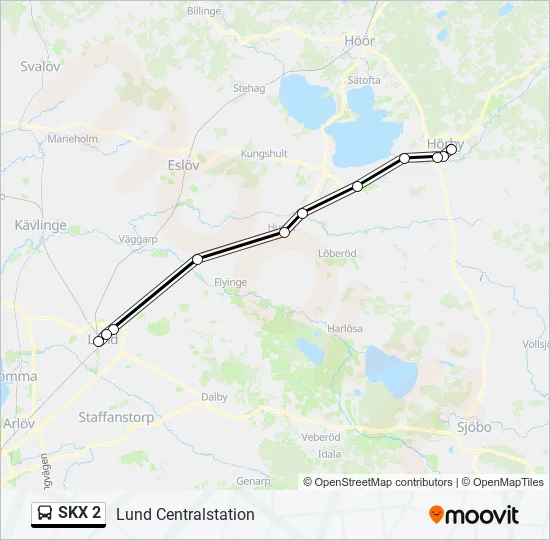 SKX 2  Line Map