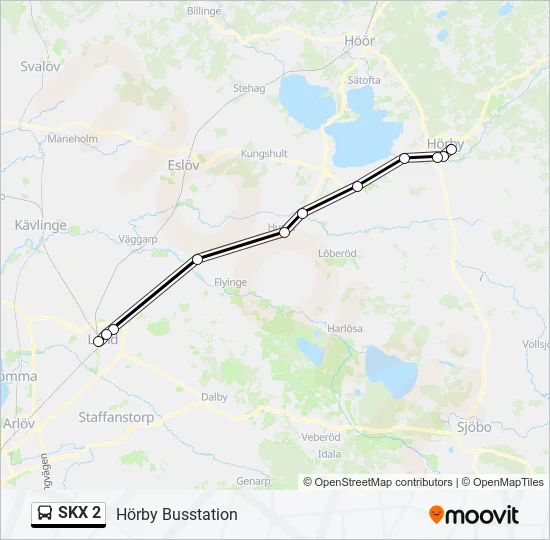 SKX 2  Line Map