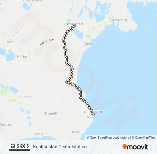 SKX 3 Bus Line Map