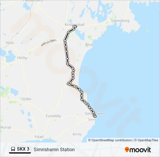 SKX 3 Bus Line Map