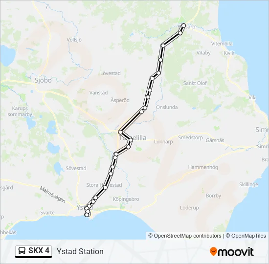 SKX 4  Line Map