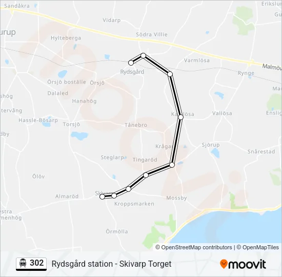 302 Cable Car Line Map