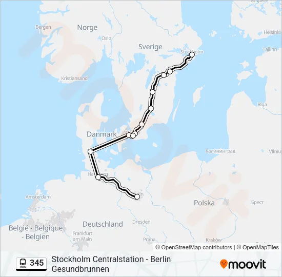 345  Line Map