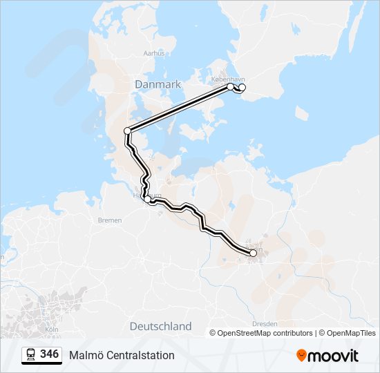 346 train Line Map