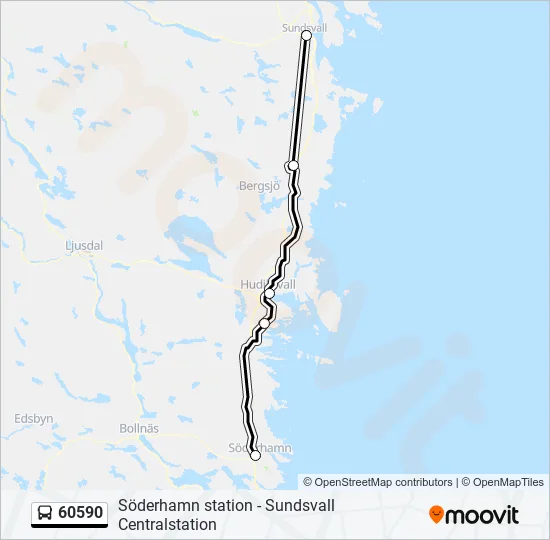 60590  Line Map