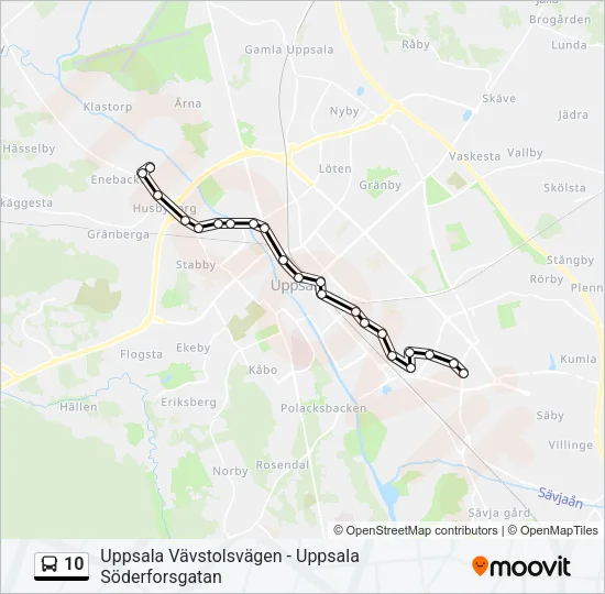 10  Line Map