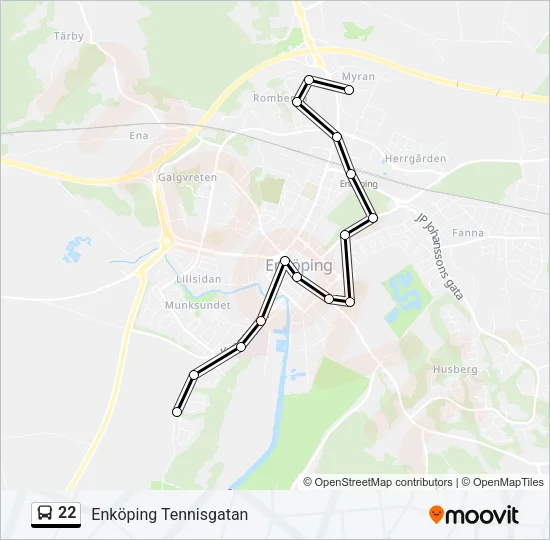 22  Line Map