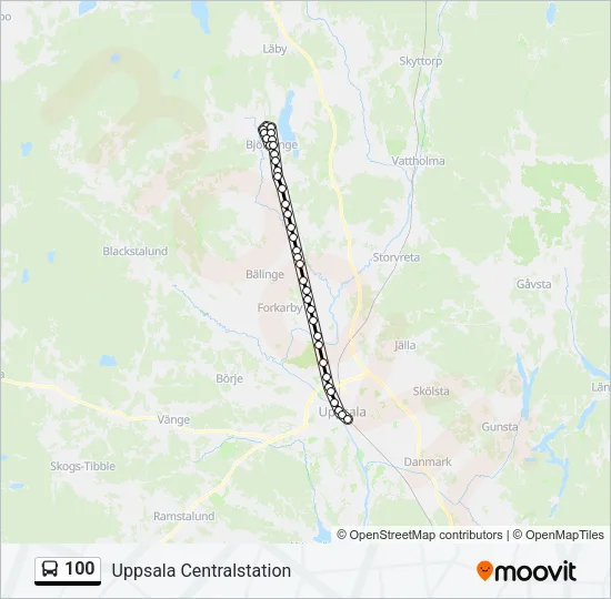 100  Line Map