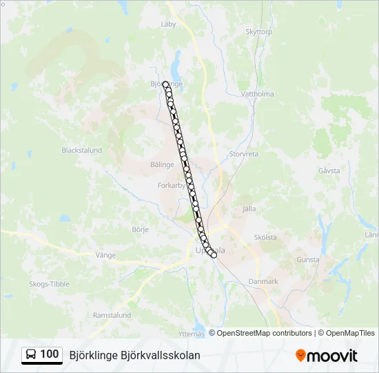 100  Line Map