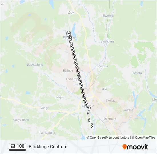 100  Line Map