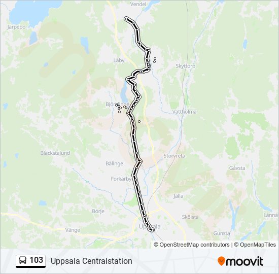 103  Line Map