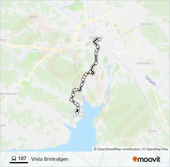 107  Line Map