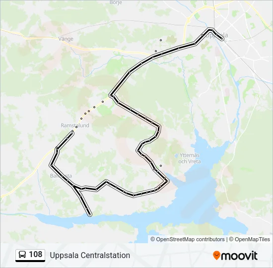 108  Line Map