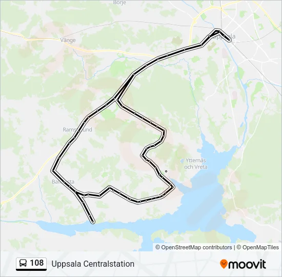 108  Line Map
