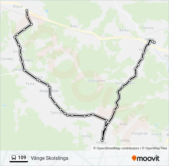 109  Line Map