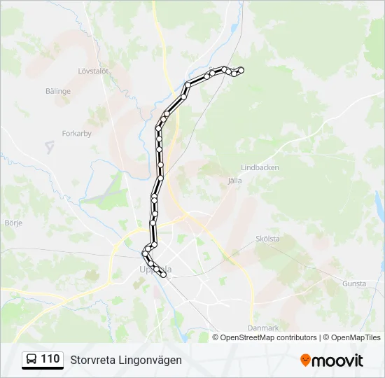 110  Line Map