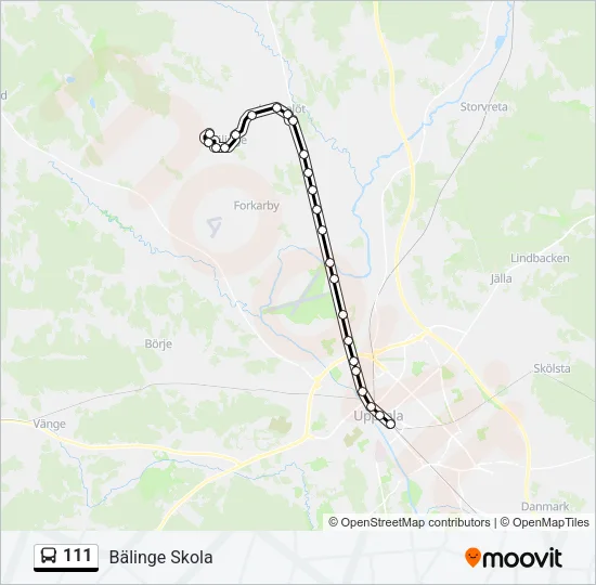 111  Line Map