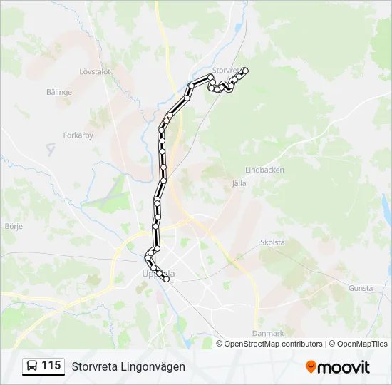 115  Line Map