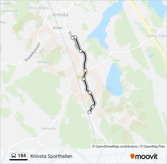 184  Line Map