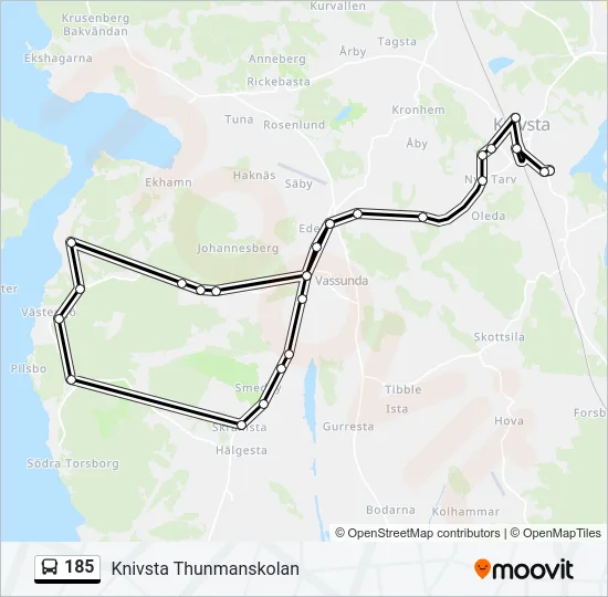 185  Line Map