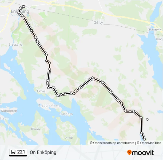 221  Line Map