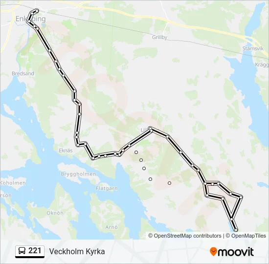 221  Line Map