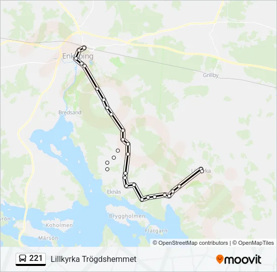 221  Line Map