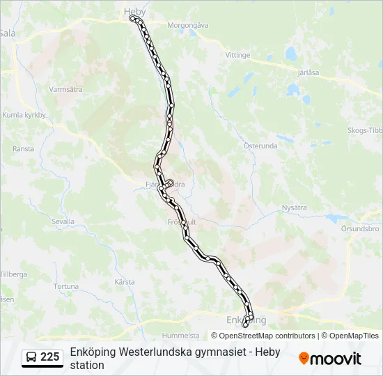 225  Line Map
