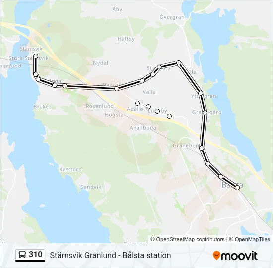 310  Line Map