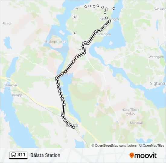 311  Line Map