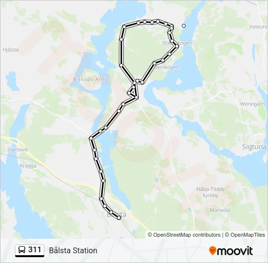 311  Line Map