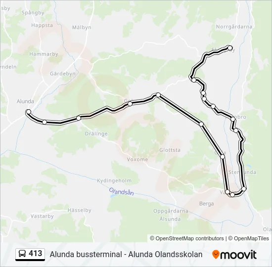 413  Line Map
