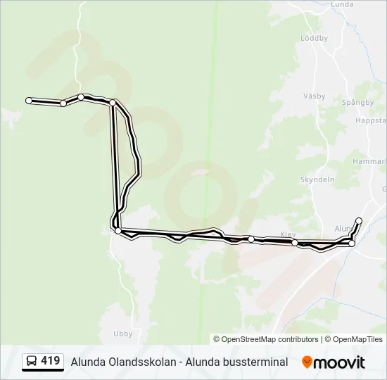 419  Line Map
