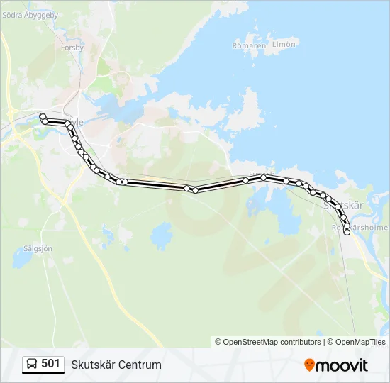 501  Line Map