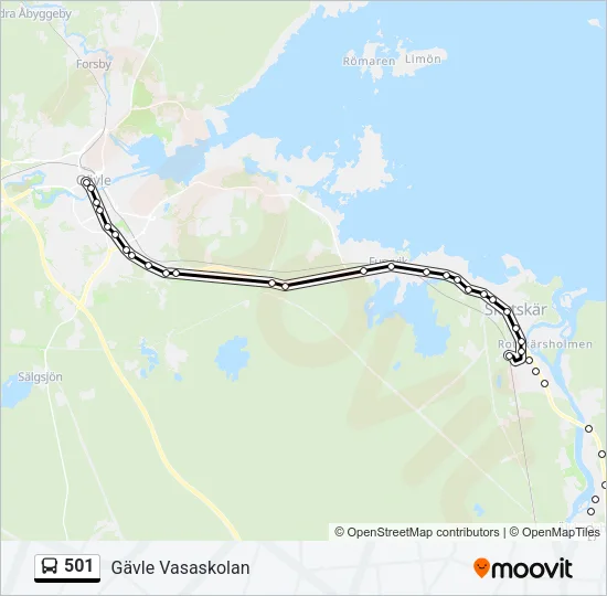 501  Line Map