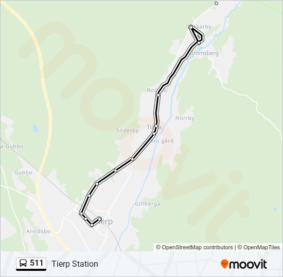 511  Line Map