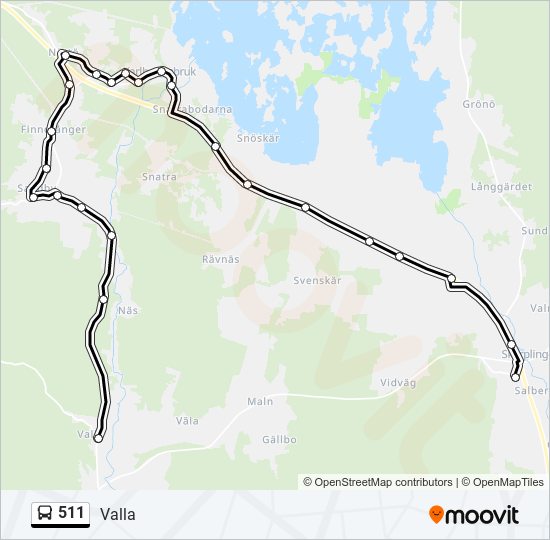 511  Line Map